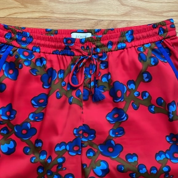 J. Crew Collection Drapey pull-on pant in lattice floral sz 12 B14 - Picture 3 of 9